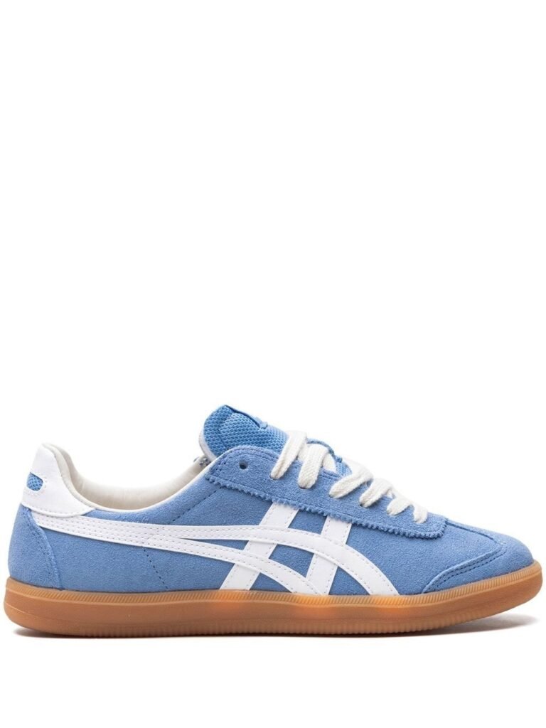 Onitsuka Tiger Tokuten sky blue suede sneakers for men under 1000 with white stripes